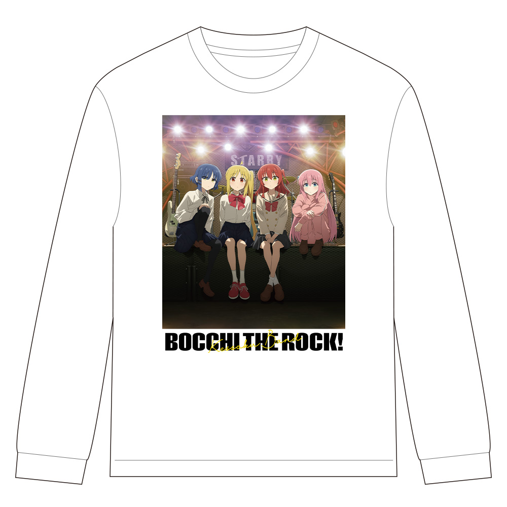 ぼっち・ざ・ろっく! リブ付ロングスリーブTシャツ ひとり&虹夏&リョウ&郁代 Lサイズ 画像 4 | AniSmile