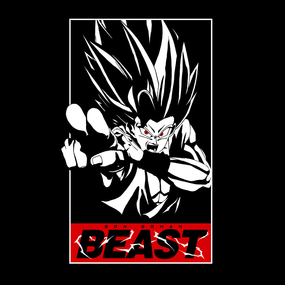 ドラゴンボール超 スーパーヒーロー 孫悟飯(ビースト)Tシャツ/BLACK-S 画像 2 | AniSmile