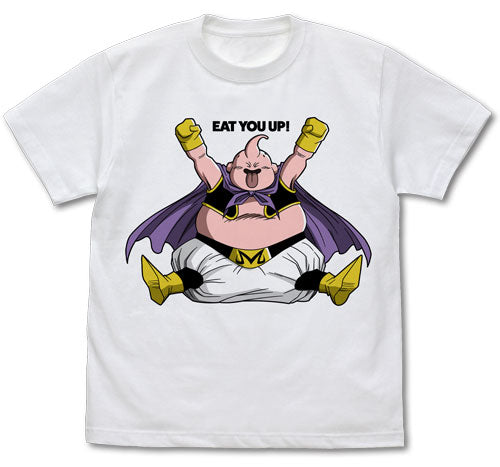 ドラゴンボール超 魔人ブウ Tシャツ たべちゃおVer. /WHITE-S - 公式商品画像 | AniSmile