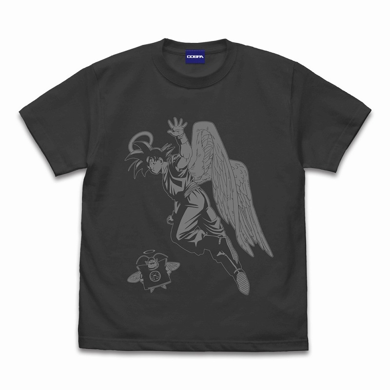 ドラゴンボールZ 孫悟空(天使)と界王 Tシャツ/SUMI-M - 公式商品画像 | AniSmile