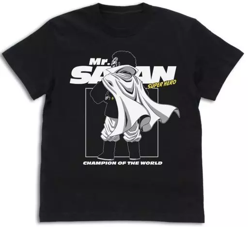 ドラゴンボールZ ミスター・サタン Tシャツ/BLACK-M - 公式商品画像 | AniSmile