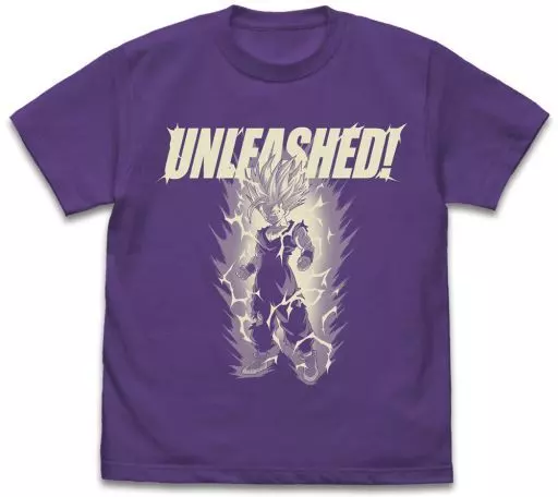ドラゴンボールZ 超サイヤ人2 孫悟飯 Tシャツ/VIOLET PURPLE-M - 公式商品画像 | AniSmile