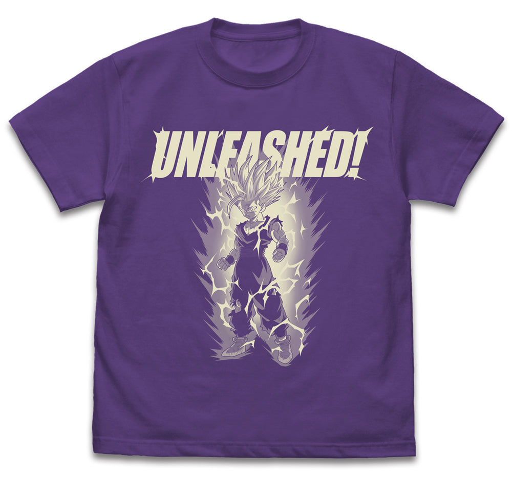 ドラゴンボールZ 超サイヤ人2 孫悟飯 Tシャツ/VIOLET PURPLE-S - 公式商品画像 | AniSmile