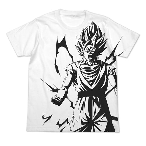 ドラゴンボールZ ベジット オールプリントTシャツ/WHITE-S - 公式商品画像 | AniSmile