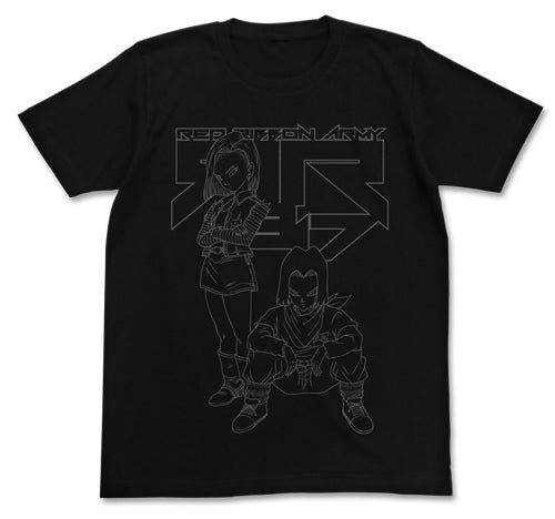 ドラゴンボールZ 人造人間17号&18号Tシャツ/BLACK-S - 公式商品画像 | AniSmile