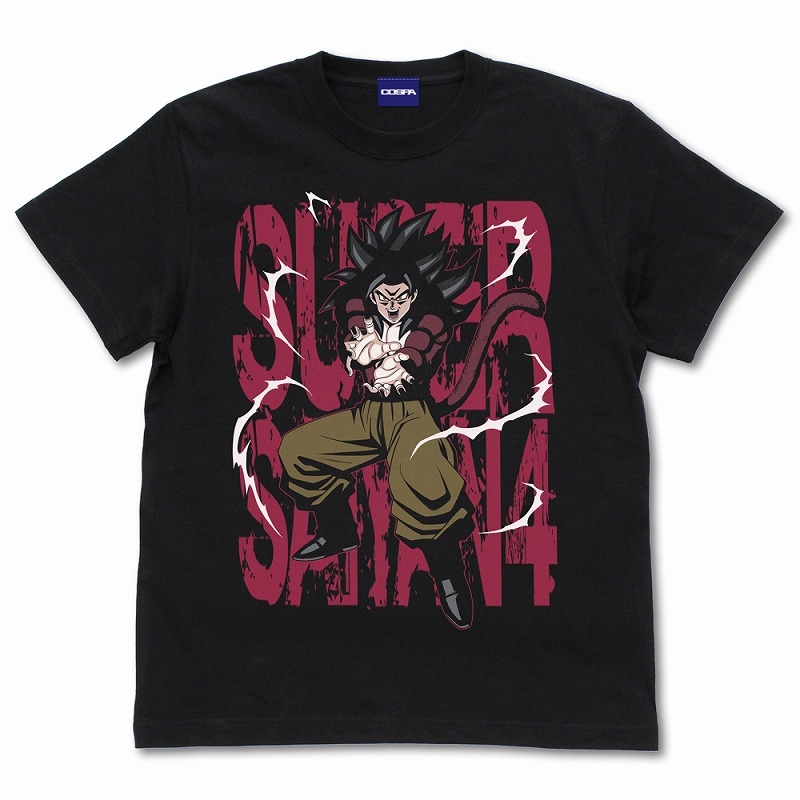 ドラゴンボールGT 超サイヤ人4 孫悟空 Tシャツ/BLACK-XL - 公式商品画像 | AniSmile