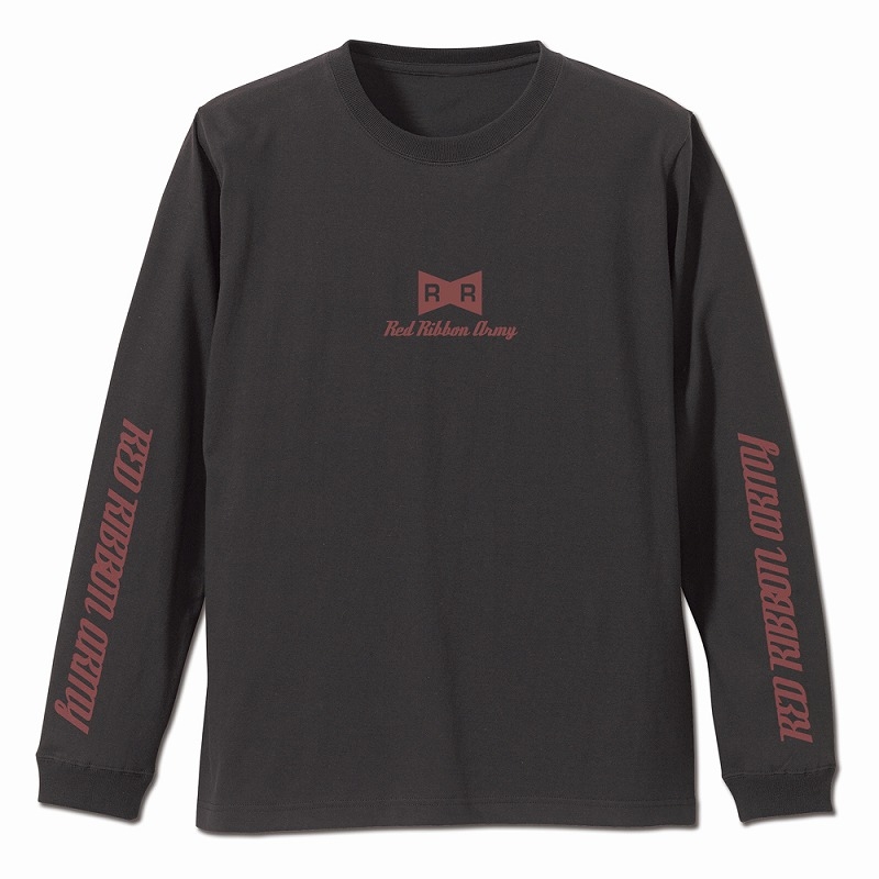 ドラゴンボール レッドリボン軍 袖リブロングスリーブTシャツ/SUMI-XL - 公式商品画像 | AniSmile