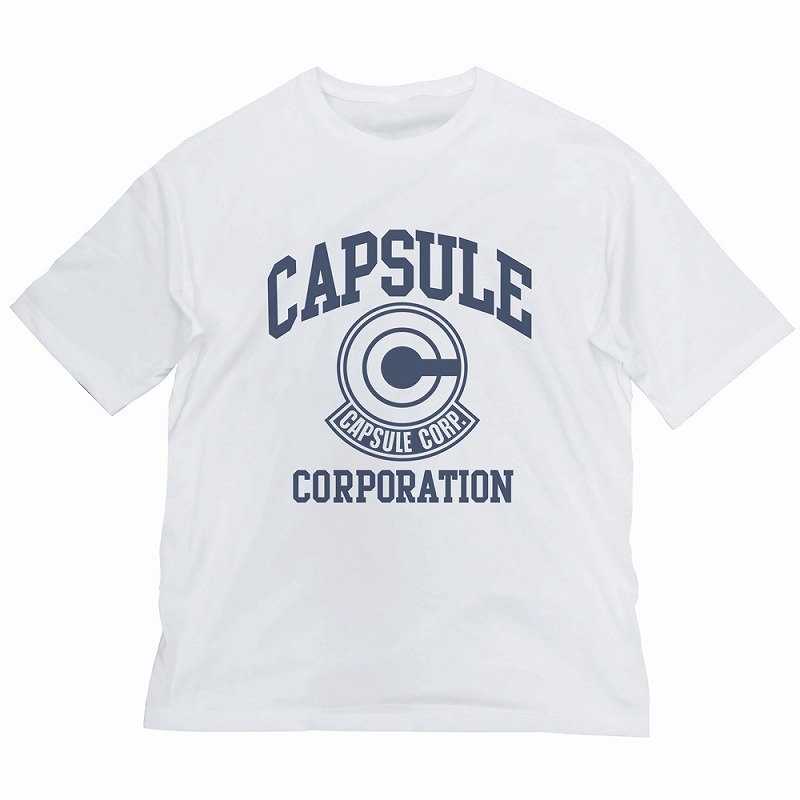 ドラゴンボール カプセルコーポレーション ビッグシルエットTシャツ/WHITE-XL - 公式商品画像 | AniSmile