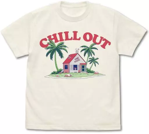 ドラゴンボール カメハウスと悟空 Tシャツ/VANILLA WHITE-M - 公式商品画像 | AniSmile