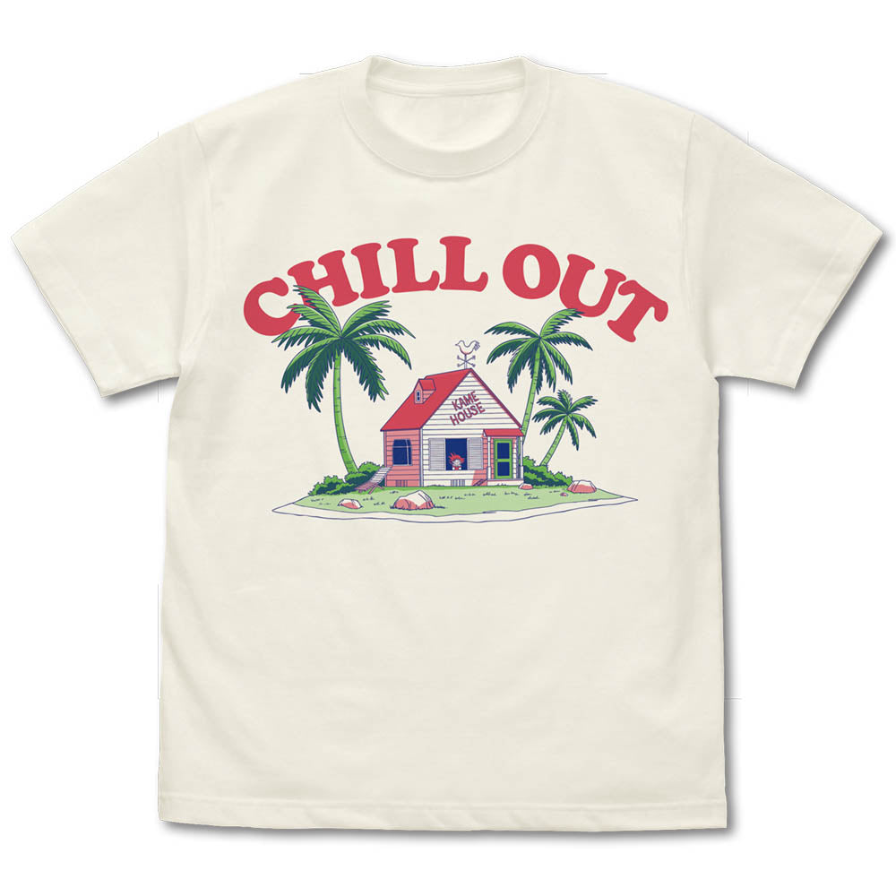 ドラゴンボール カメハウスと悟空 Tシャツ/VANILLA WHITE-S - 公式商品画像 | AniSmile