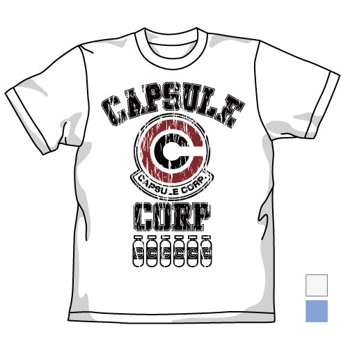 ドラゴンボール カプセルコーポレーションTシャツ改/WHITE-M - 公式商品画像 | AniSmile