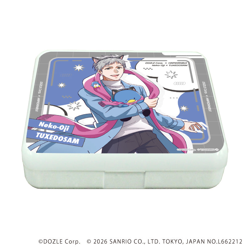 小物ケース「ドズル社×はぴだんぶい」06/ネコおじ×タキシードサム(コラボイラスト) - 公式商品画像 | AniSmile