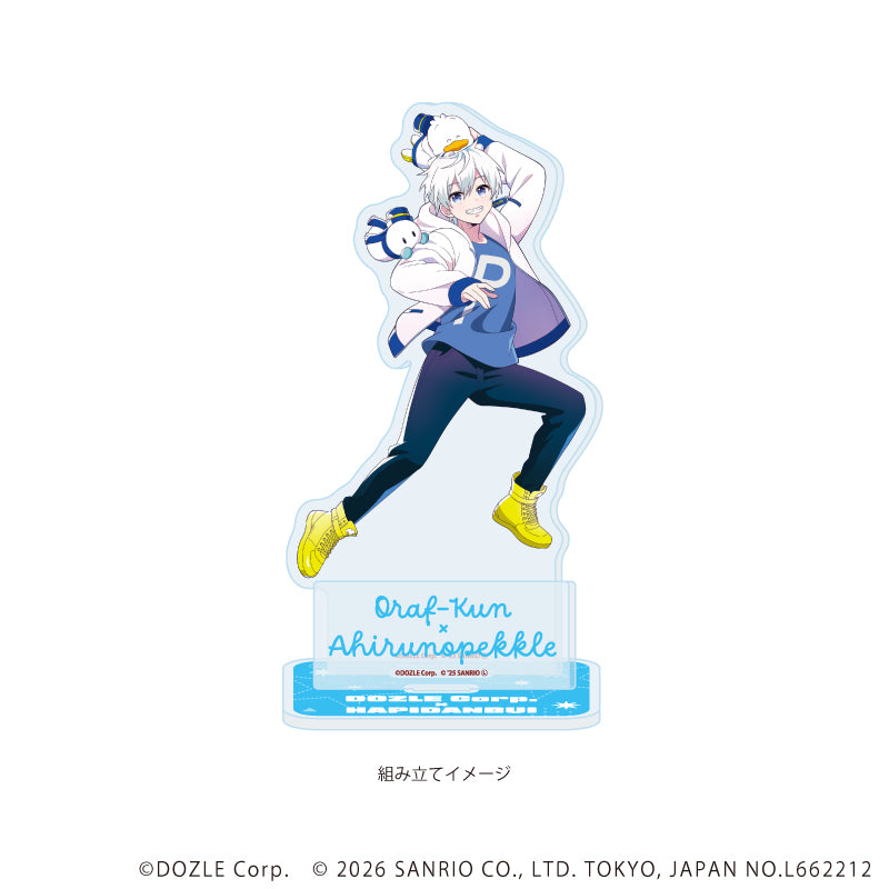 アクリルスタンドプレート「ドズル社×はぴだんぶい」04/おらふくん×あひるのペックル(コラボイラスト) 画像 2 | AniSmile