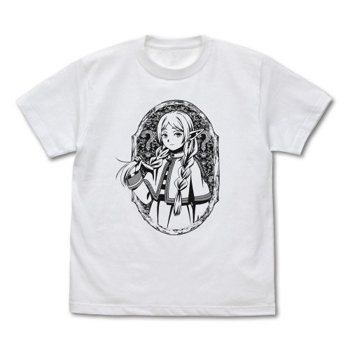 葬送のフリーレン 三つ編みのフリーレン Tシャツ/WHITE-L 画像 2 | AniSmile