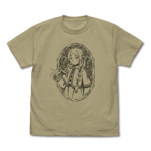 葬送のフリーレン 三つ編みのフリーレン Tシャツ/SAND KHAKI-S 画像 2 | AniSmile