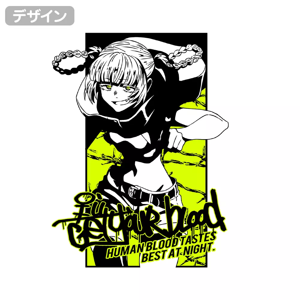 よふかしのうた ナズナ Tシャツ グラフィティVer./WHITE-XL 画像 2 | AniSmile