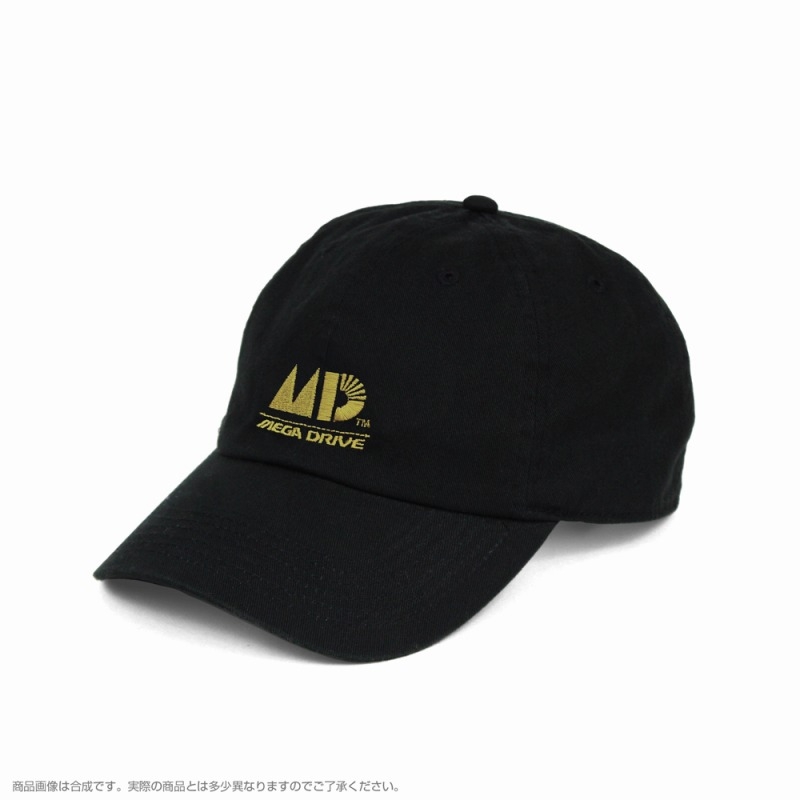 メガドライブ ロゴ 刺繍ローキャップ/BLACK - 公式商品画像 | AniSmile