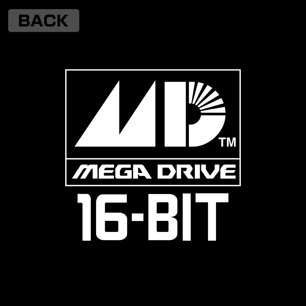 メガドライブ ロゴ Tシャツ/BLACK-XL 画像 4 | AniSmile
