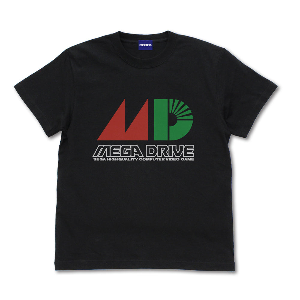 メガドライブ ロゴ Tシャツ/BLACK-S 画像 2 | AniSmile