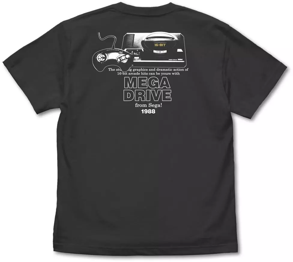 メガドライブ ハード Tシャツ/SUMI-XL 画像 2 | AniSmile