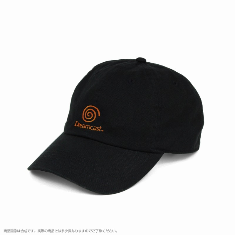 ドリームキャスト ロゴ 刺繍ローキャップ/BLACK - 公式商品画像 | AniSmile