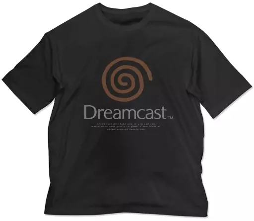 ドリームキャスト ビッグシルエットTシャツ/BLACK-XL - 公式商品画像 | AniSmile