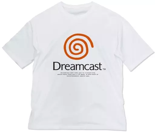 ドリームキャスト ビッグシルエットTシャツ/WHITE-XL - 公式商品画像 | AniSmile