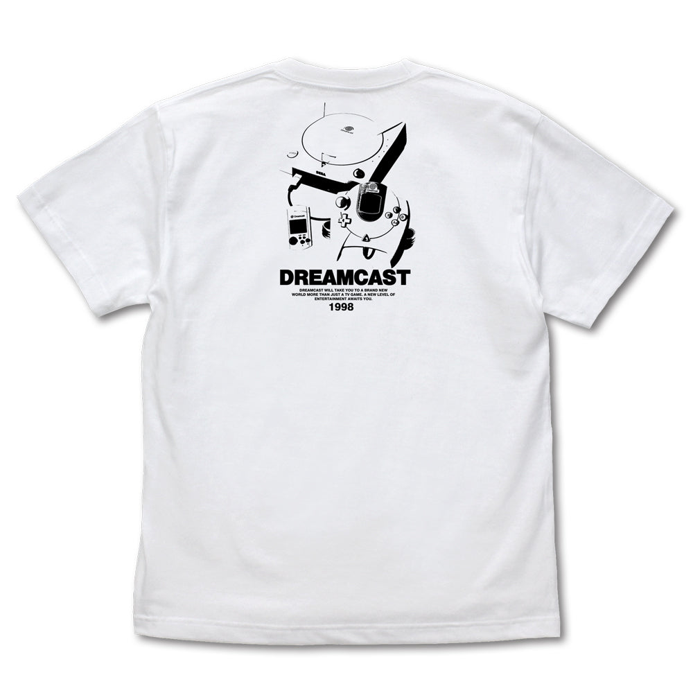 ドリームキャスト ハード Tシャツ/WHITE-S 画像 3 | AniSmile
