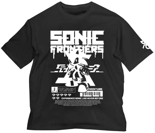 ソニックフロンティア ビッグシルエットTシャツ/BLACK-XL - 公式商品画像 | AniSmile