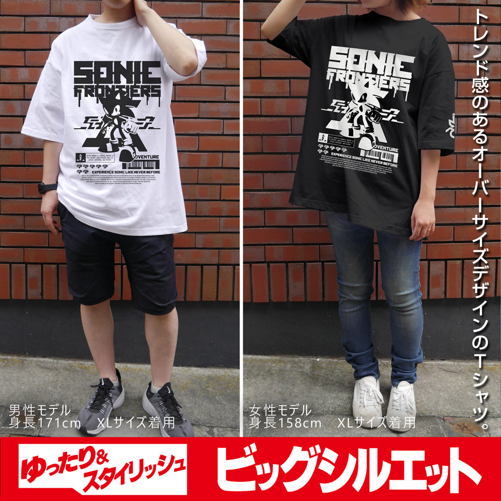 ソニックフロンティア ビッグシルエットTシャツ/BLACK-L 画像 2 | AniSmile