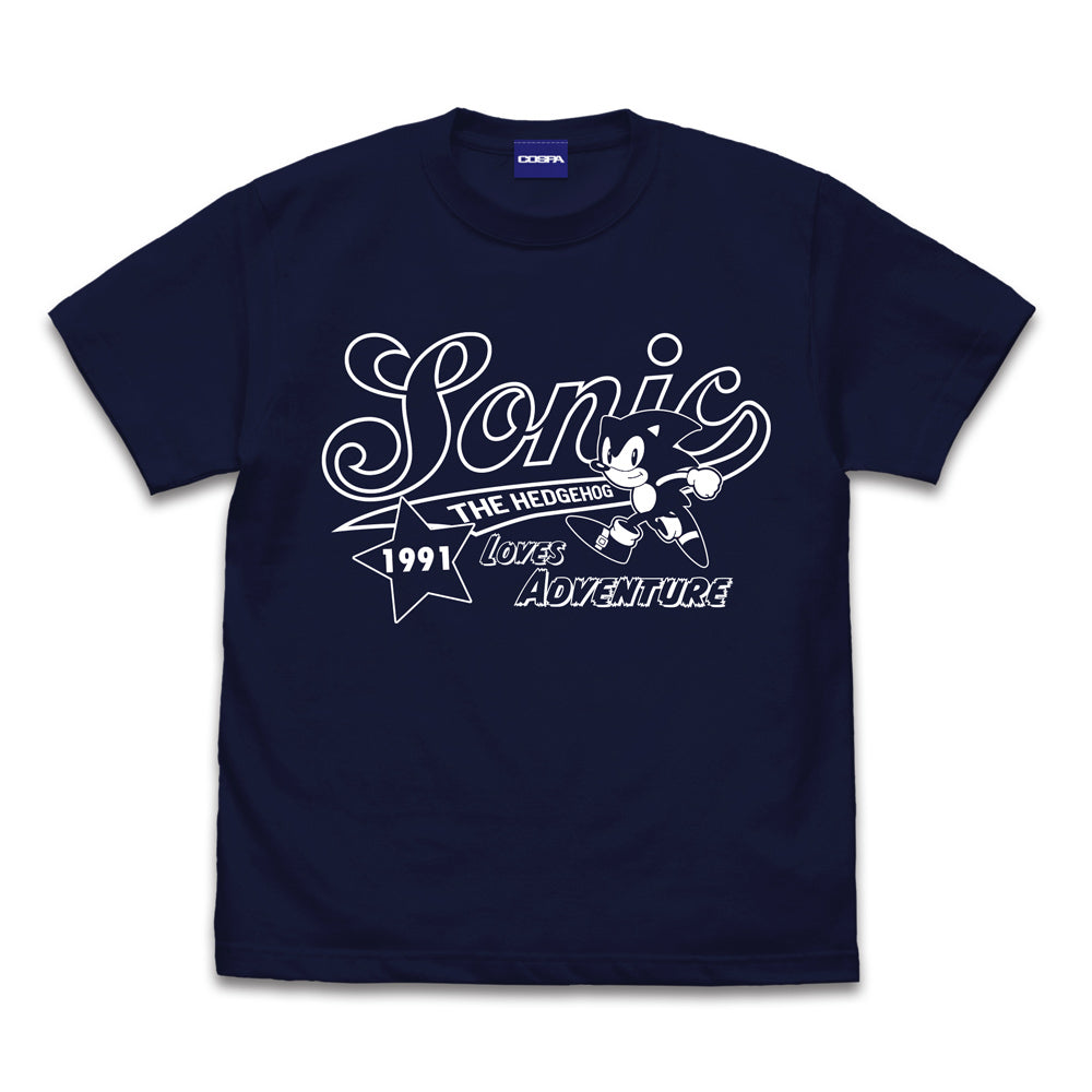 ソニック アメリカン Tシャツ/NAVY-S - 公式商品画像 | AniSmile
