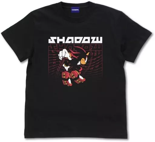 ソニック・ザ・ヘッジホッグ SHADOW Tシャツ/BLACK-XL - 公式商品画像 | AniSmile