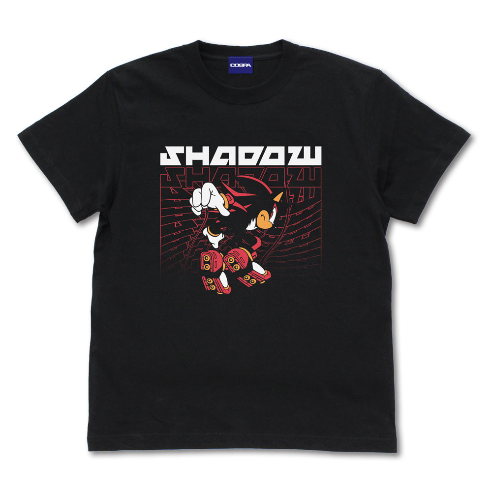 ソニック・ザ・ヘッジホッグ SHADOW Tシャツ/BLACK-S - 公式商品画像 | AniSmile