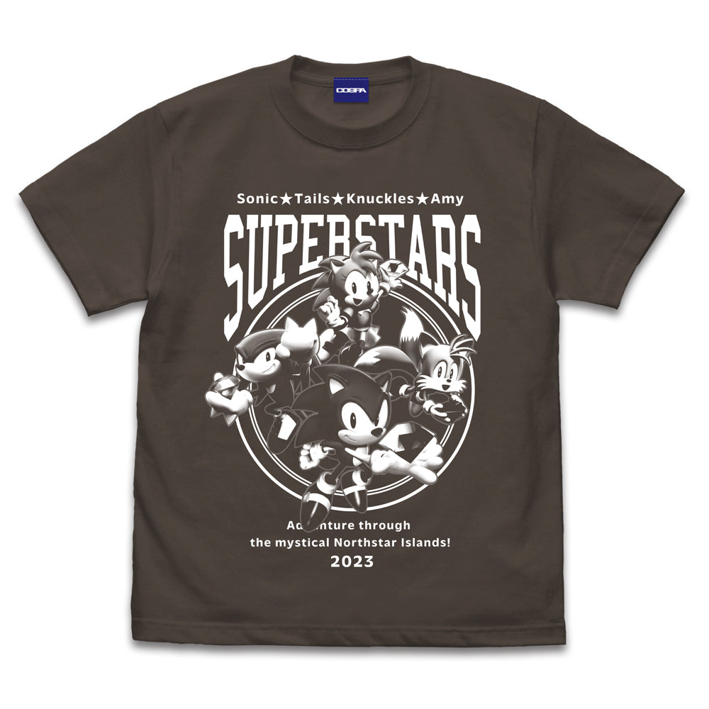 ソニックスーパースターズ Tシャツ/CHARCOAL-S - 公式商品画像 | AniSmile