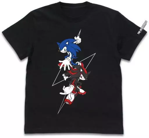 ソニック・ザ・ヘッジホッグ SONIC&SHADOW Tシャツ/BLACK-L - 公式商品画像 | AniSmile