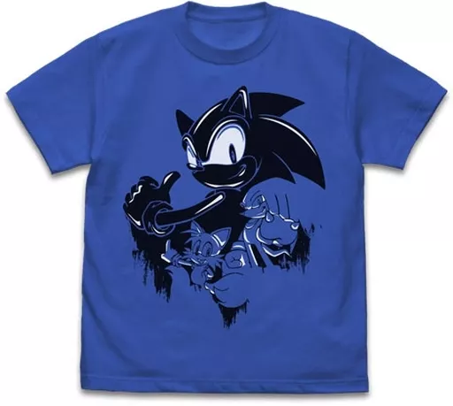ソニック ウォールペイント Tシャツ/ROYAL BLUE-S - 公式商品画像 | AniSmile