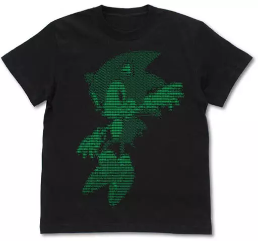 ソニック アスキーアートTシャツ/BLACK-L - 公式商品画像 | AniSmile