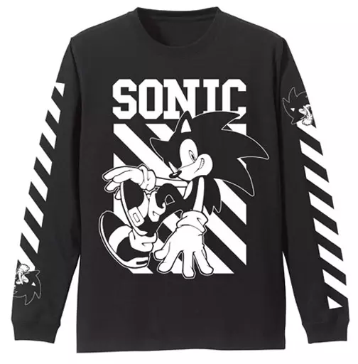 ソニック・ザ・ヘッジホッグ SONIC ロングスリーブTシャツ/BLACK-XL - 公式商品画像 | AniSmile