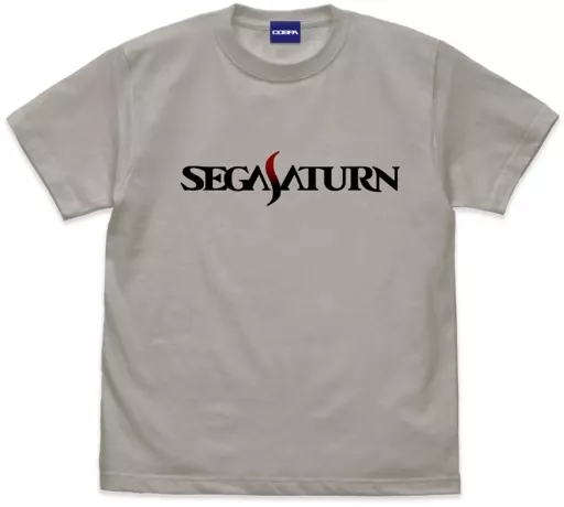 セガサターン ロゴ Tシャツ Ver.2.0/LIGHT GRAY-XL - 公式商品画像 | AniSmile