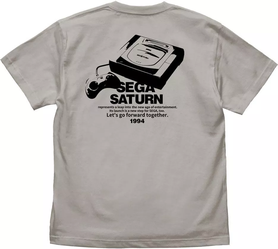 セガサターン ハード Tシャツ/LIGHT GRAY-M 画像 2 | AniSmile