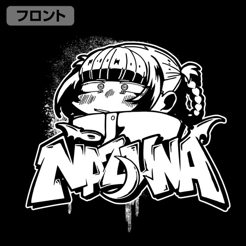 TVアニメ『よふかしのうた』2期 ナズナ ペイントアート 袖リブロングスリーブTシャツ/BLACK-M 画像 2 | AniSmile