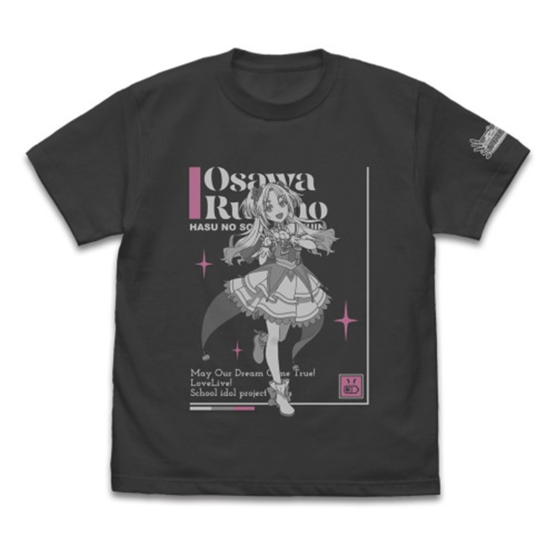 ラブライブ!蓮ノ空女学院スクールアイドルクラブ 大沢瑠璃乃 Tシャツ DREAM LIVE!! Ver./SUMI-L - 公式商品画像 | AniSmile