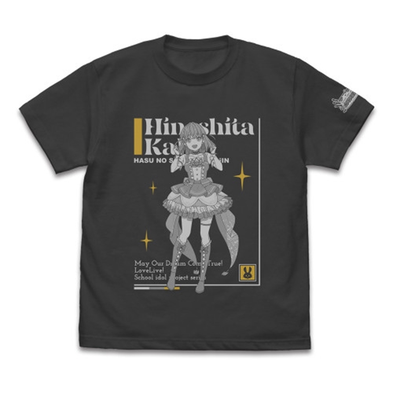 ラブライブ!蓮ノ空女学院スクールアイドルクラブ 日野下花帆 Tシャツ DREAM LIVE!! Ver./SUMI-XL - 公式商品画像 | AniSmile