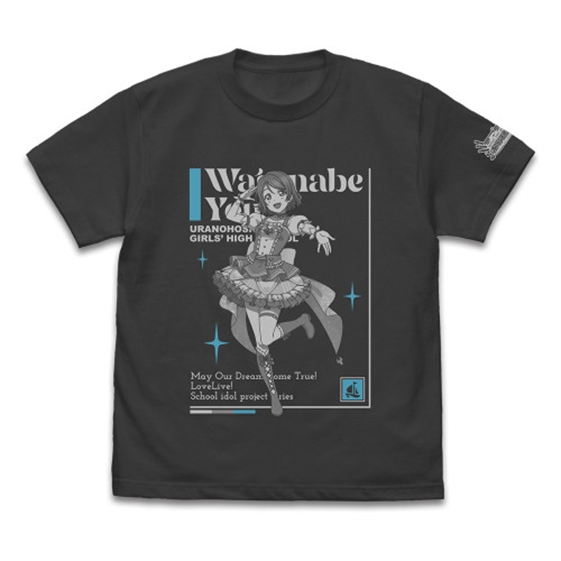ラブライブ!サンシャイン!! 渡辺 曜 Tシャツ DREAM LIVE!! Ver./SUMI-M - 公式商品画像 | AniSmile
