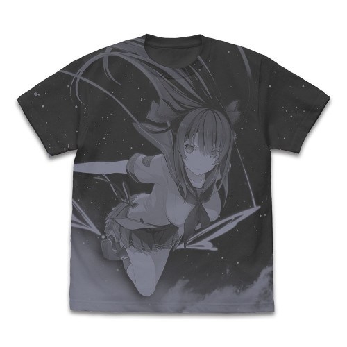 蒼の彼方のフォーリズム 空を駆ける 鳶沢みさき オールプリントTシャツ/SUMI-XL - 公式商品画像 | AniSmile