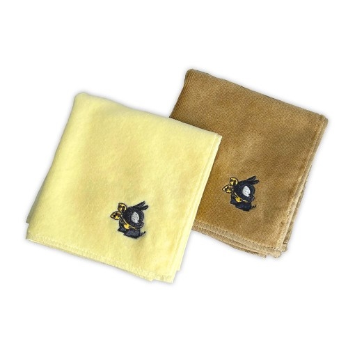 らんま1/2 Pちゃん 刺繍ハンドタオル/LIGHT YELLOW 画像 2 | AniSmile
