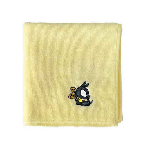 らんま1/2 Pちゃん 刺繍ハンドタオル/LIGHT YELLOW 画像 3 | AniSmile