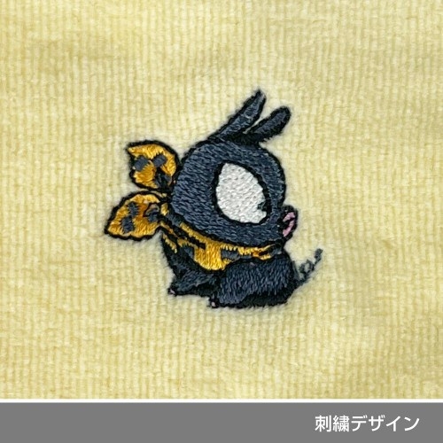 らんま1/2 Pちゃん 刺繍ハンドタオル/LIGHT YELLOW 画像 5 | AniSmile