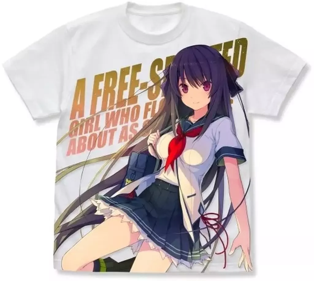 蒼の彼方のフォーリズム 鳶沢みさき フルグラフィックTシャツ/WHITE-XL - 公式商品画像 | AniSmile