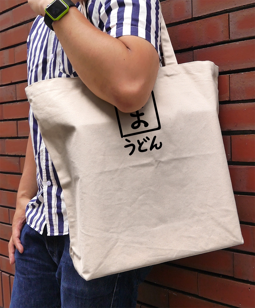 蒼の彼方のフォーリズム ましろうどん ラージトート/NATURAL 画像 2 | AniSmile